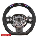 Real Carbon Fiber LED Performance Steering Wheels for Mini R51 R52 R53 R54 R55 R56 R57 R58 R59 - Image 2
