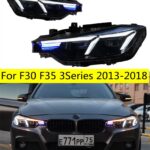 Headlight For BMW 3Series F30 F35 2013-2018 Head Lights Upgrae 2022 Style Replacement DRL angel eye Daytime lights Lighthouse Projector Facelift