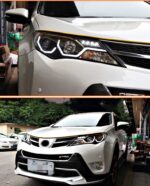 LED Headlight for Toyota RAV4 2013-20 16 LED Auto Headlights Assembly Upgrade Bicofal Lens Dynamic Signal Lamp - Image 3