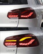 Taillight For Golf6 Golf MK6 2009-2012 Tail Lights With Sequential Turn Signal Animation Brake Parking Lighthouse Facelift - Image 3