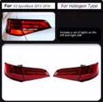 Car Tail Lights for Audi A3 LED Tail Light 2013-20 19 S3 Sportback Rear Lamp LED Turn Signal Taillight Reverse - Image 7