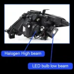 Headlight All LED For Nissan Patrol Y62 LED Head Light 2012-17 Tourle High Beam Turn Signal Daytime Running Lights - Image 6
