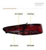 Car Taillight for Audi A5 Tail Lamp 20 17-20 20 S5 LED Light Animation Turn Signal Lights Reverse Brake Lamp - Image 3