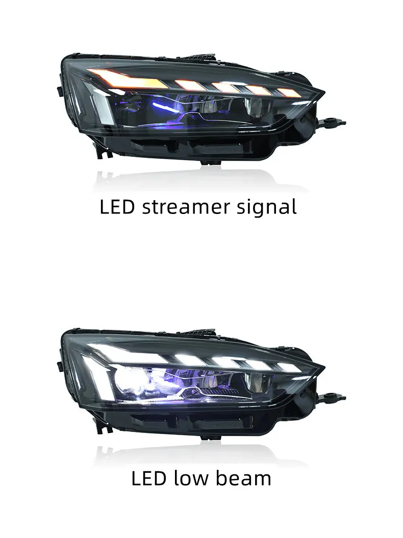 Car Lights Assembly For AUDI A5 20 17-20 20 LED Daytime Running Light Flowing Light Steering Signal Light