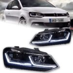 Car Styling For VW Polo 20 11-20 17 Vento Bi Xenon Beam LED Dynamic Signal Lamp Front Headlights