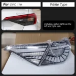 Auto Taillight For Honda CIVIC 11th Tail light 20 22-2024 Eagle Eye Styling LED Taillight Assembly Rear Brake Reverse Lights - Image 8