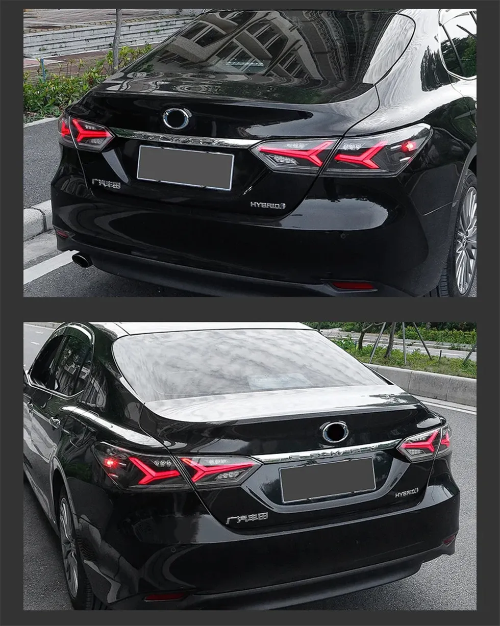 Taillight For Toyota Camry EX Tail Lights 20 18-20 22 With Sequential Turn Signal Animation Brake Parking Lamp