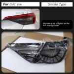 Auto Taillight For Honda CIVIC 11th Tail light 20 22-2024 Eagle Eye Styling LED Taillight Assembly Rear Brake Reverse Lights - Image 6