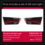 2pcs Car Tail Lights Parts For 3 Series G20 G28 20 19-2022 M8 Type Taillights Rear Lamp Inner LED Turn Signal Reversing Fog Lights - Image 6