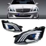 Auto Parts For Mercedes Benz W221 Headlights 2006-2012 S300 S400 Maybach Styling Full LED Headlight Daytime Lights Accessory