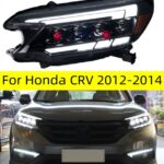 Car Lights For CRV 2012-2014 CR-V LED Auto Headlight Assembly Upgrade Projector 4 Lens Dynamic Signal Lamp Tool Accessories
