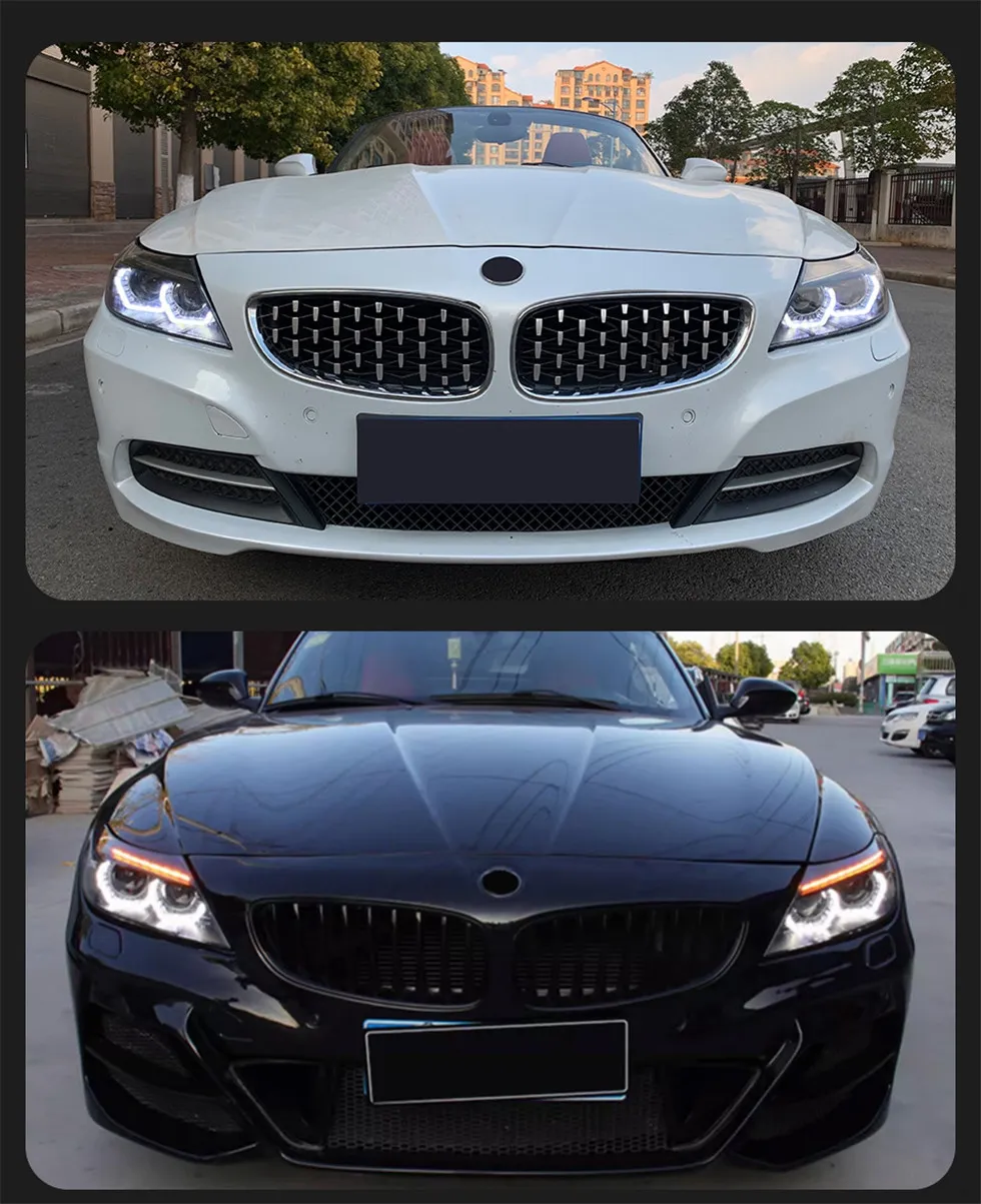 Car LED HeadlightFor BMW Z4 E89 Modified Headlights 2009-20 16 Styling LED Daytime Lights Assembly