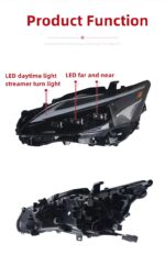 LED headlight for Lexus CT200 2012-20 17 Front Head Lights Replacement Full LED Headlight Day Running Lights - Image 4