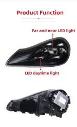 Headlight Assembly For Porsche Cayenne 957 2007-2010 LED Headlight DRL High Low Beam Upgrade Head Lamp Accessories - Image 5