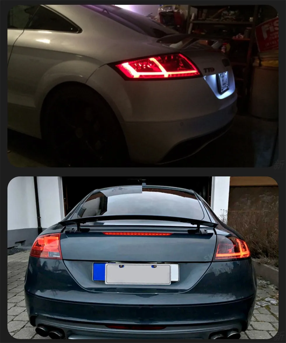 Taillights for AUDI TT 2006-2013 animation rear brake lamp Dynamic Signal Automotive Accessories