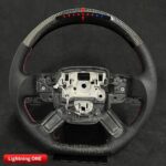 Car Carbon Fiber Steering Wheel for Range Rover LED Smart Racing Performance Wheel Steering System - Image 4