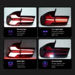 Taillight Upgrade For BMW X5 E70 2010-2013 LED DRL Brake Dynamic Turn Signal Light Assembly Car Lamp - Image 3