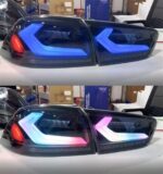 Auto Rear Stop Taillights For Mitsubishi Lancer EX EVO 2008-20 21 LED Taillight Assembly RGB Style Signal Lights Reverse Brake - Image 3