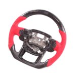Carbon Fiber Steering Wheel for Range Rover Discovery SVR Sport Evoque Defender - Image 2