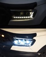 LED Headlight for Ford Ranger 20 16-20 20 High Beam Full LED Lens Headlights DRL Turn Signal Driving Headlamp - Image 2