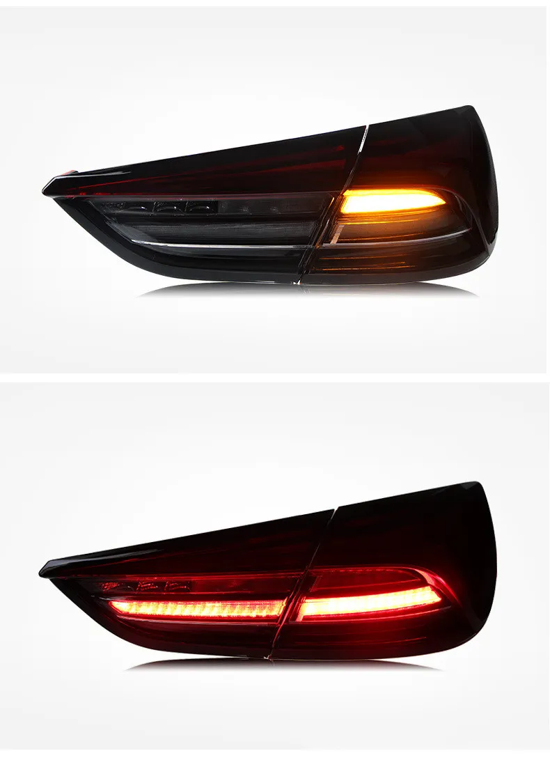 Auto Styling Taillights For Maserati Quattroporte 20 13-20 17 Upgrade LED Light Guide Running Light Brake Lights