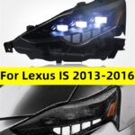 Full LED Headlights for Lexus IS 20 13-20 16 LED Turn Signal Lamp High Low Beam One Lens Front Daytime Light