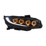 Car Headlights Assembly for Honda CIVIC X G10 20 16-2021 Blue DRL Headlight LED High Low Beam Fog Front Lamp - Image 2