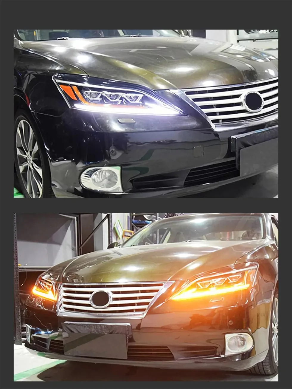 LED Headlight for Lexus ES ES200 2006-2012 ES300 ES250 Headlights Upgrade High Beam Daytime Lights Turn Signal Front Lamp