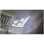 Auto Headlights for Toyota Prado LC120 2003-2009 LED Lens Head Lights High Beam Turn Signal Running Light - Image 2
