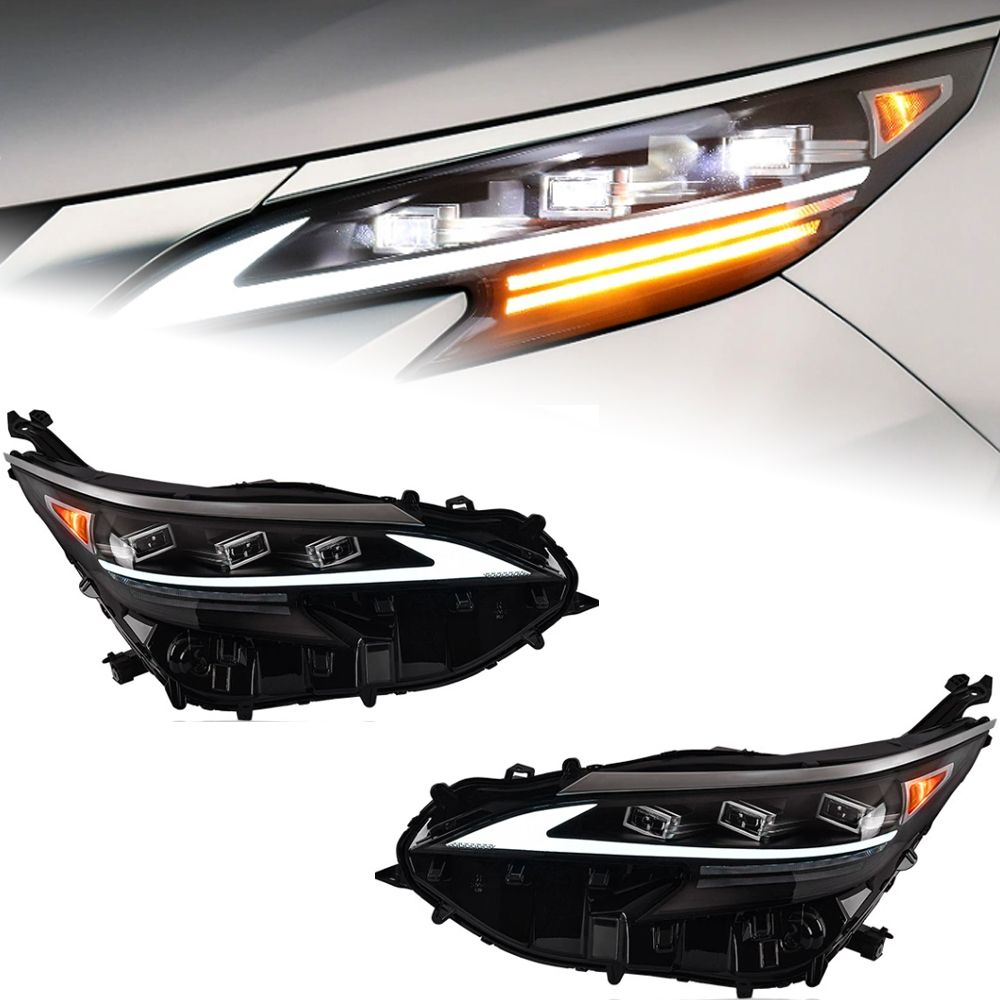 b06d572d-80ac-4cb0-a27f-45208f84b3e1 Car Headlights for Toyota Sienna 20 21-2023 LED Upgraded Front Lamp DRL Dynamic Turn Signal Head Lamp Assembly - Image 1