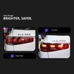 Taillights for GLS W167 LED Tail Light 20 19-2023 Brake Reversing Tail Lamp DRL Rear Turn Signal Lights - Image 2