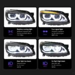 BMW F02 2009-2014 740i 730i 735i F01 Front Lights LED DRL Dynamic Turn Signal Headlamps Lens Auto Assembly - Image 4