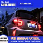 Taillight Assembly for Nissan Patrol 20 12-20 19 Tourle Car Daytime Lights Rear Fog Brake Turn Signal Lamp Accessory - Image 5
