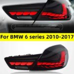 Auto Rear Lamp For BMW 6 Series 2010-20 17 LED Dragon Scale Running Light Brake Water Flow Turn Signal Taillight