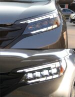 Car Lights For CRV 2012-2014 CR-V LED Auto Headlight Assembly Upgrade Projector 4 Lens Dynamic Signal Lamp Tool Accessories - Image 3