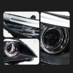 Auto Parts For BMW E60 2003-2010 5 Series 520i LED Auto Headlight Assembly Upgrade Angel Eyes Design Bicofal Lens - Image 5