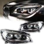 BMW F02 2009-2014 740i 730i 735i F01 Front Lights LED DRL Dynamic Turn Signal Headlamps Lens Auto Assembly