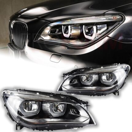 BMW F02 2009-2014 740i 730i 735i F01 Front Lights LED DRL Dynamic Turn Signal Headlamps Lens Auto Assembly