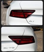 For Audi A7 Tail Lights 20 11-20 18 RS7 LED Taillight Assembly Rear Tail Stop Light Brake Lamp Dynamic Steering Light - Image 5