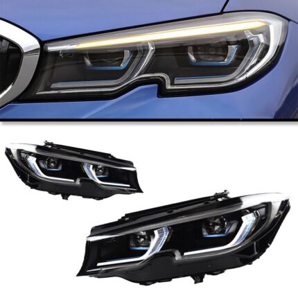 BMW G20 Headlights 20 19-20 21 latest Laser Style M3 LCI LED Daytime Lights Dual Projector Car Headlight