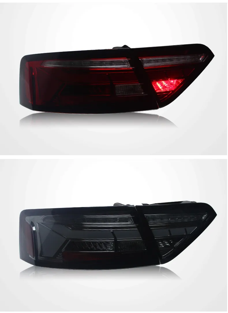 Car LED Rear Taillight For AUDI A5 2013-20 16 RS5 Upgrade LED Lamp Tail Light Signal Reversing Parking Lights