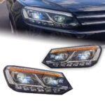 Car Headlights For VW Touareg 2011-20 15 LED Head Lamps LED light Source Daytime Running Lights Dynamic Turn - Image 3