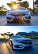 Car Headlights Assembly for Honda CIVIC X G10 20 16-2021 Blue DRL Headlight LED High Low Beam Fog Front Lamp - Image 4