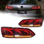 Car Tail Lights for VW Touareg 20 19-2023 LED Taillight Turn Signal Lamp Brake Light Rear Reverse Lights Assembly - Image 2