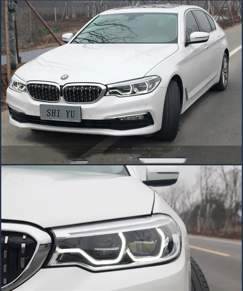 Car LED Daytime Running Lights For BMW G30 Headlights 20 17-20 20 525i 530i 535i G38 F90 Low Beam Front Lamp