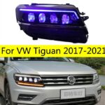 Headlight Assembly for VW Tiguan 20 17-20 21 LED Driving Head Lights DRL High Beam Turn Signal Headlights Accessories