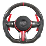 100% Real Carbon Fiber Steering Wheel For BMW 22,F23 & F45 M Sports F30,F31 4 F32,F33,F36 F87 M2,F80 M3,F82 F83 F15 F34 F20