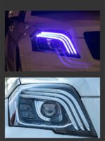 Auto Parts For GLK X204 Headlights 2008-20 15 Upgrade Maybach Styling LED Daytime Lights Turn Signal Lamp - Image 3