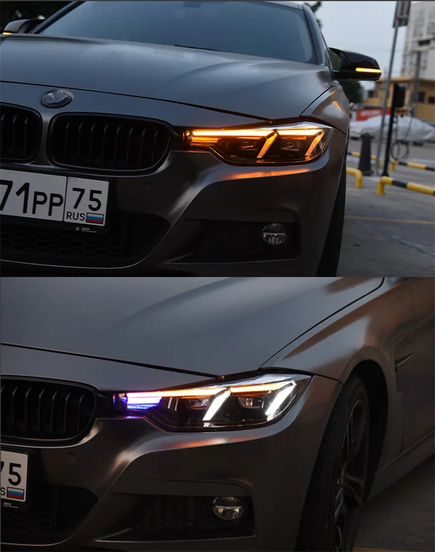 Car Lights for BMW F30 LED Headlight Projector Lens 20 13-20 18 320i 325i DRL Laser Style Automotive Accessories