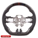 Carbon Fiber Customized Racing Wheels for Ford Mustang 2019-in Steering Wheel Auto Accessories - Image 4